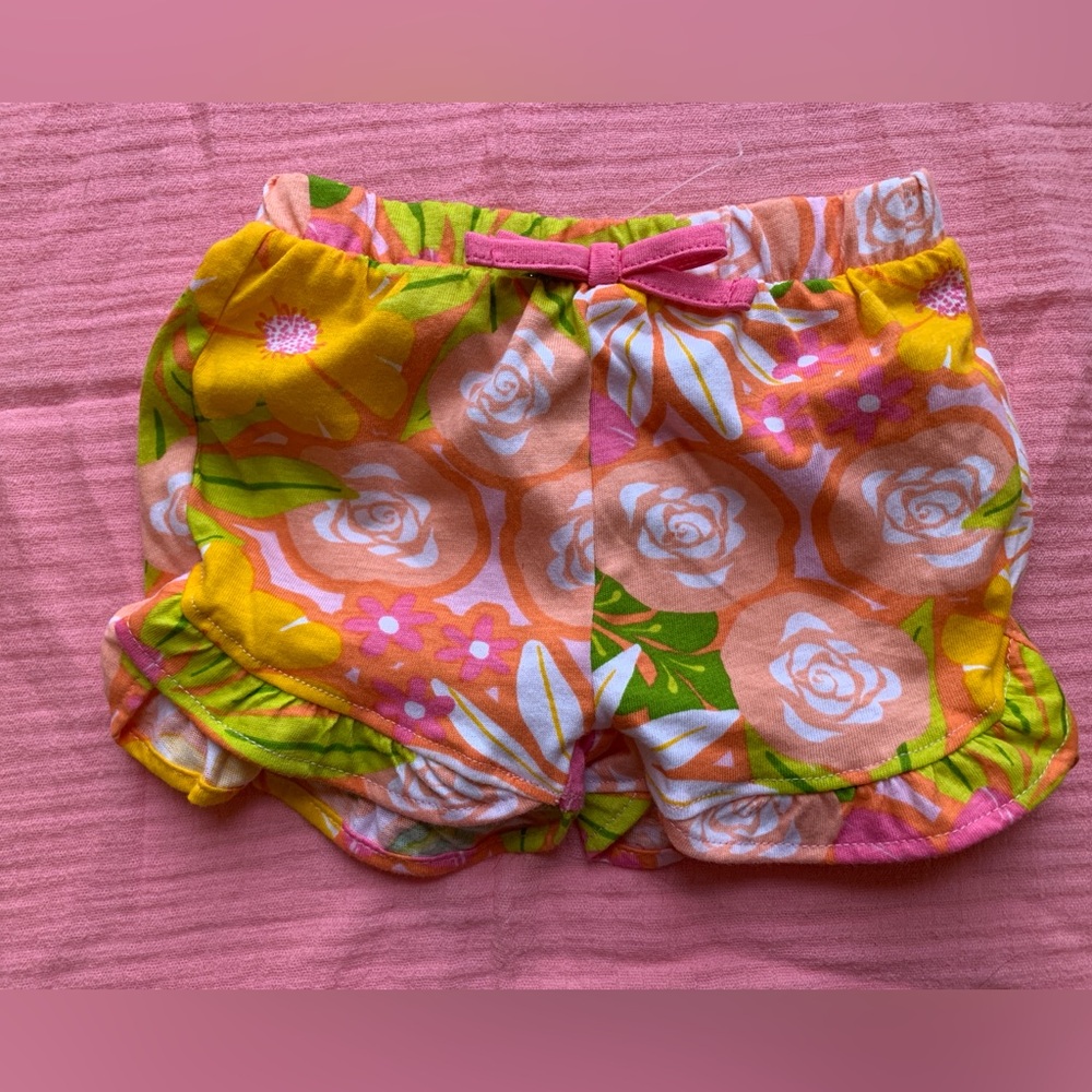 Pack of 3 Baby Shorts - The Children's Place size 0-3 months girls NWT - Picture 2 of 12